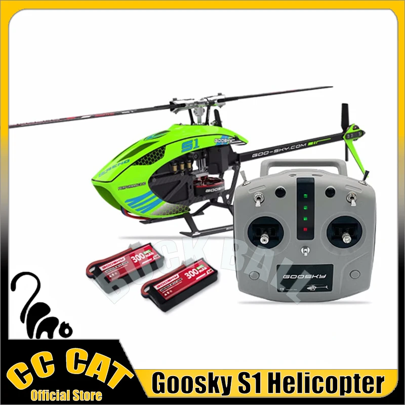 Goosky S1 Bnf/Rtf 3d 6ch Stunt Double Direct Drive Helicopters Brushless Motor Flybarless Direct-Drive Rc Airplane Toy Kids Gift rc helicopter toy