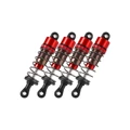 4Pcs 70mm Red
