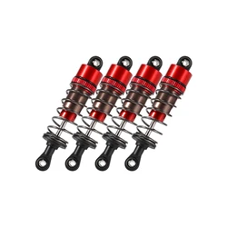 Premium Metal Shock Absorber Oil Damper (4Pcs 70mm Red)