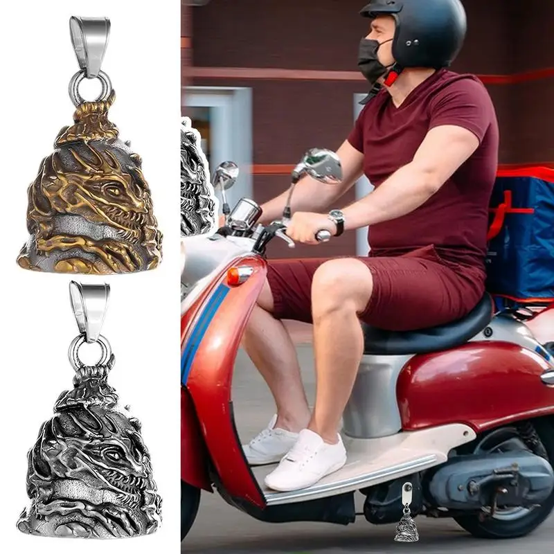 thumbnail image 2 of Stainless Steel Red Cross Good Luck Safe Cycling Riding Bell For 2 of 14