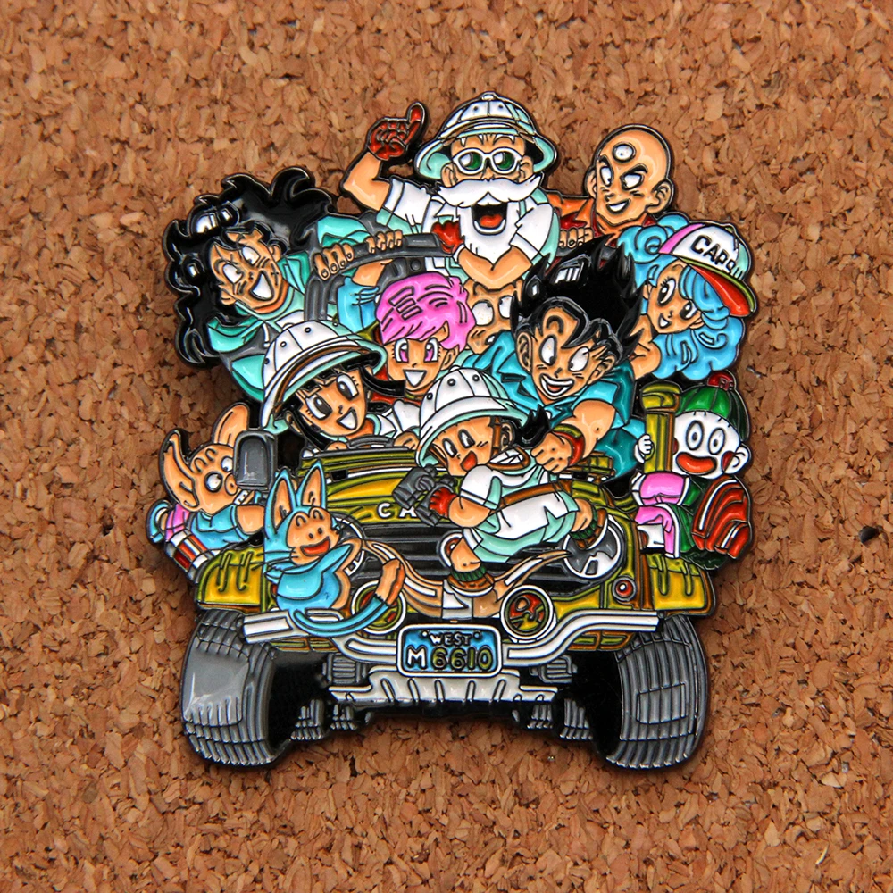 

Dragon Ball Manga Enamel Pin Brooch Cool Lapel Pins for Backpacks Christmas Gift Goku Brooch Pines Fashion Jewelry Accessories