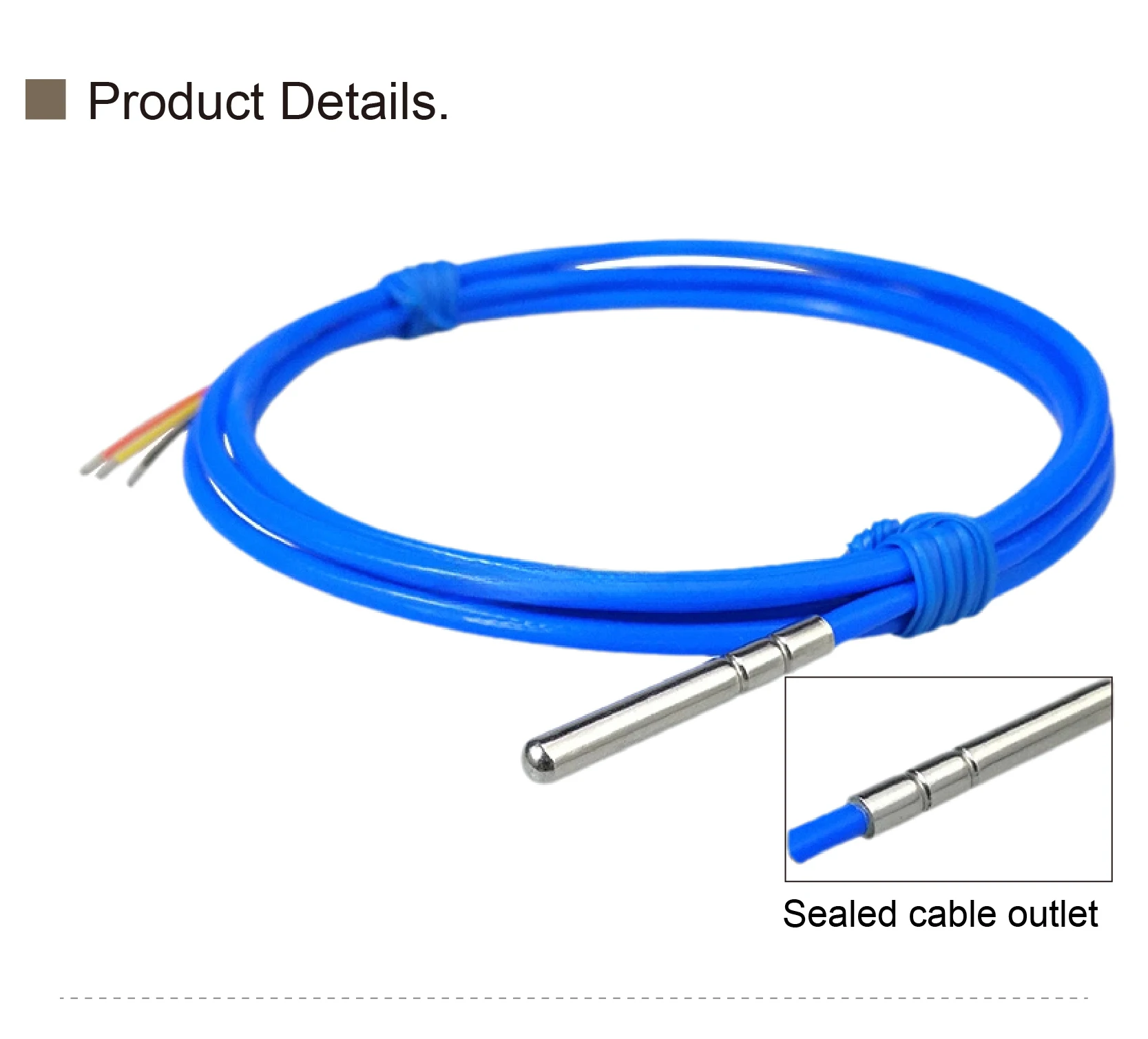 WST-035-GK DS18B20 Digital Waterproof Temperature Sensor Stainless Steel Probe P