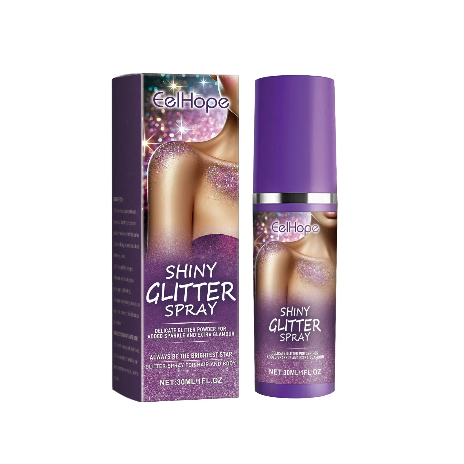 Dazzling Star Glitter Spray Nightclub Party Body Collarbone Arm Skin Starry Sky Glitter Spray Natural Lasting Festival Makeup 6