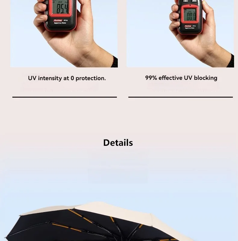 Reinforced 24-Bone Umbrella, Men's Business Strong And Durable Wind-resistant Umbrella, Anti-UV Sunscreen Umbrella Women's Sunny 9 Sce2403a473b847d8a651f27af86908f4T