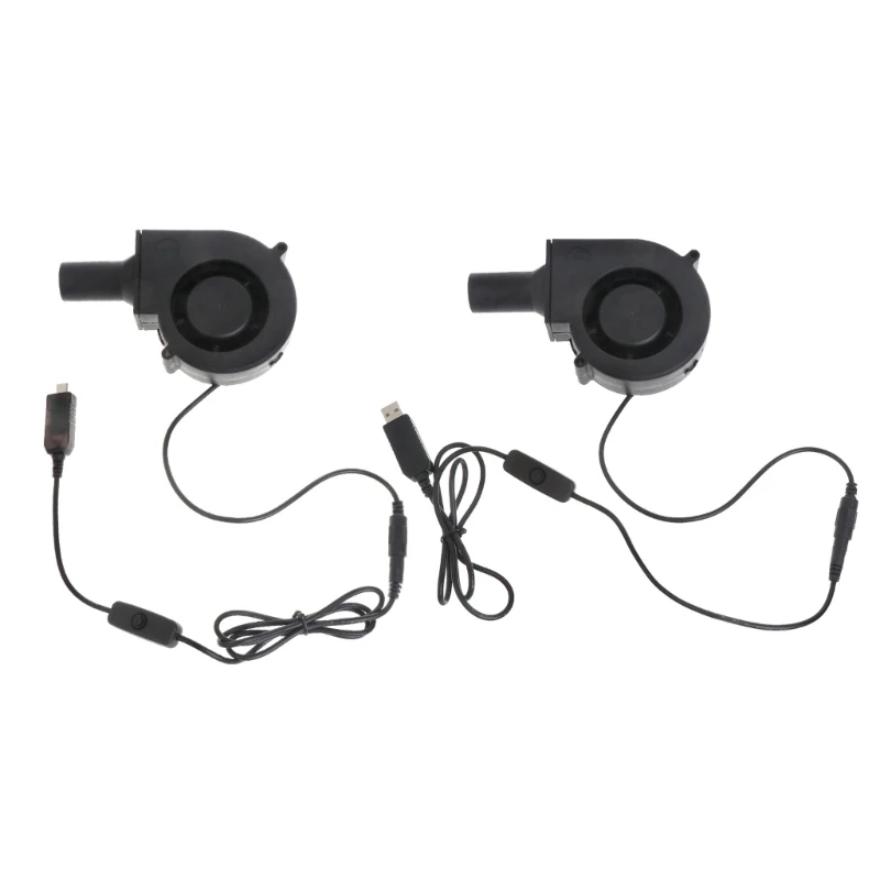 

Portables Type C USB 5V 12V Fan BBQ Blower Fan Starter Cooking Fan with Dropship