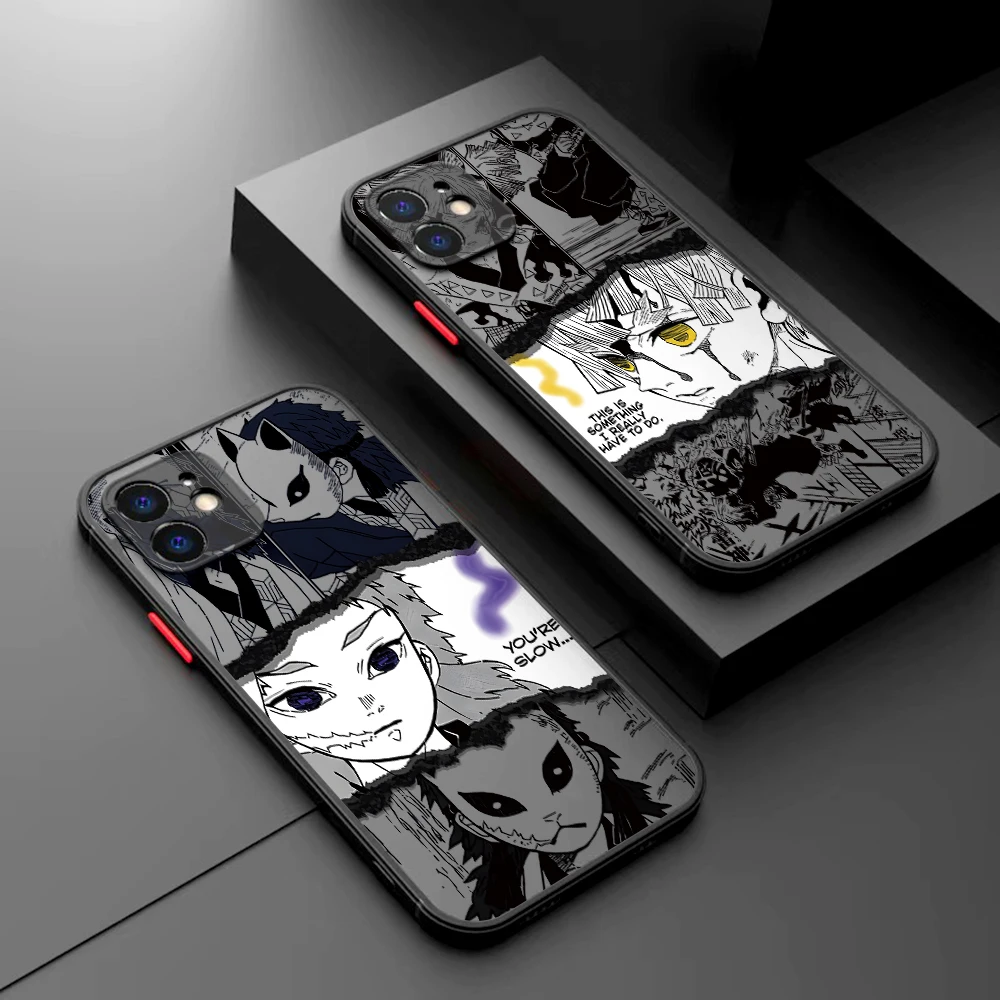 Demon Slayers Tanjirou & Nezuko Transparent Hard Phone Case