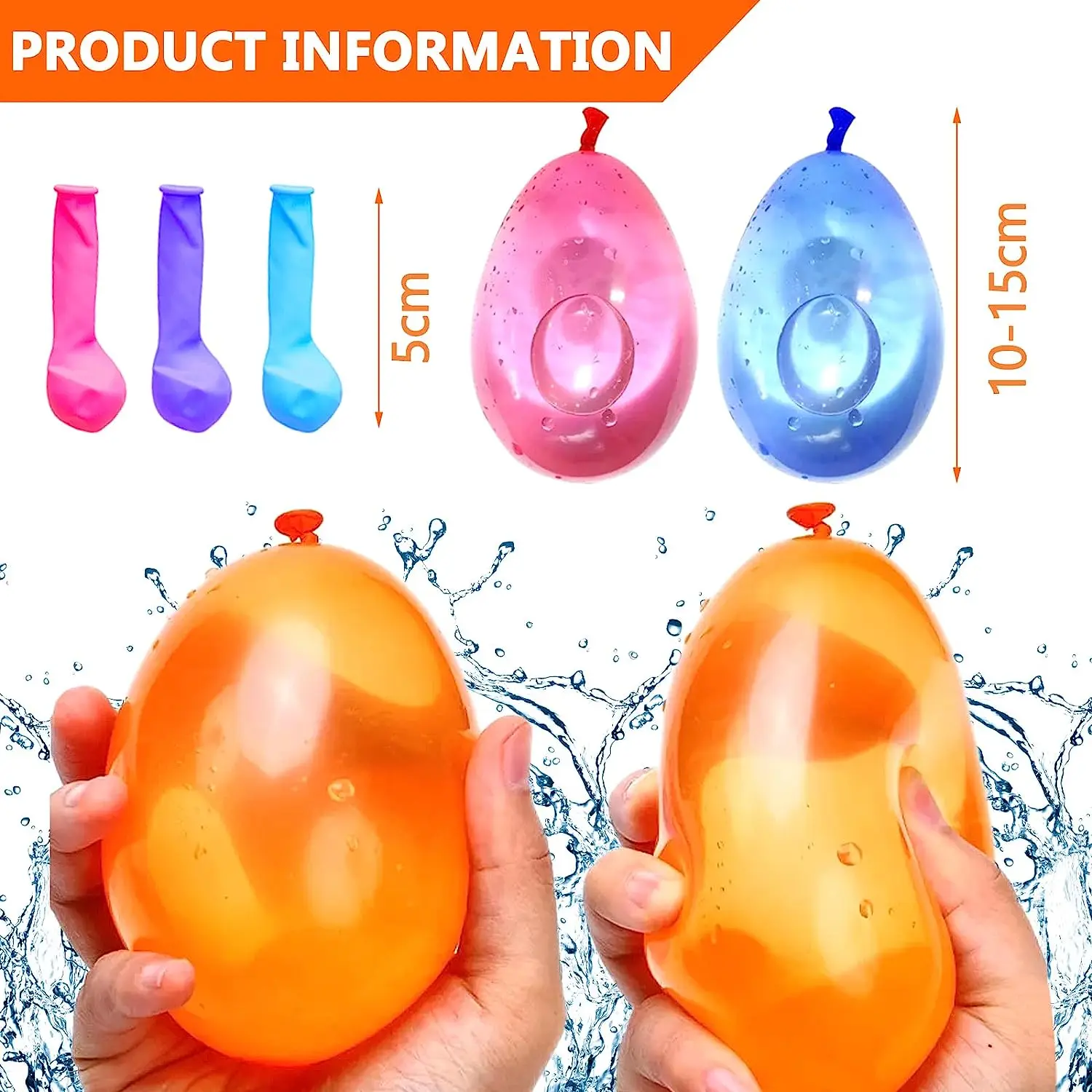 Funny Water Balloons Toys Magic Summer Beach Party Outdoor Filling Water Balloon Bombs Toy For Kids Adult Children 5