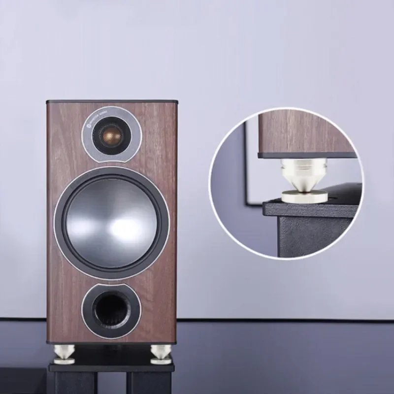 Hifi 스피커 스파이크 스탠드 피트 패드 오디오 발 콘 바닥 네일 CD 캐비닛 앰프 용 알루미늄 합금 컴퓨터 서브 우퍼 삼각대