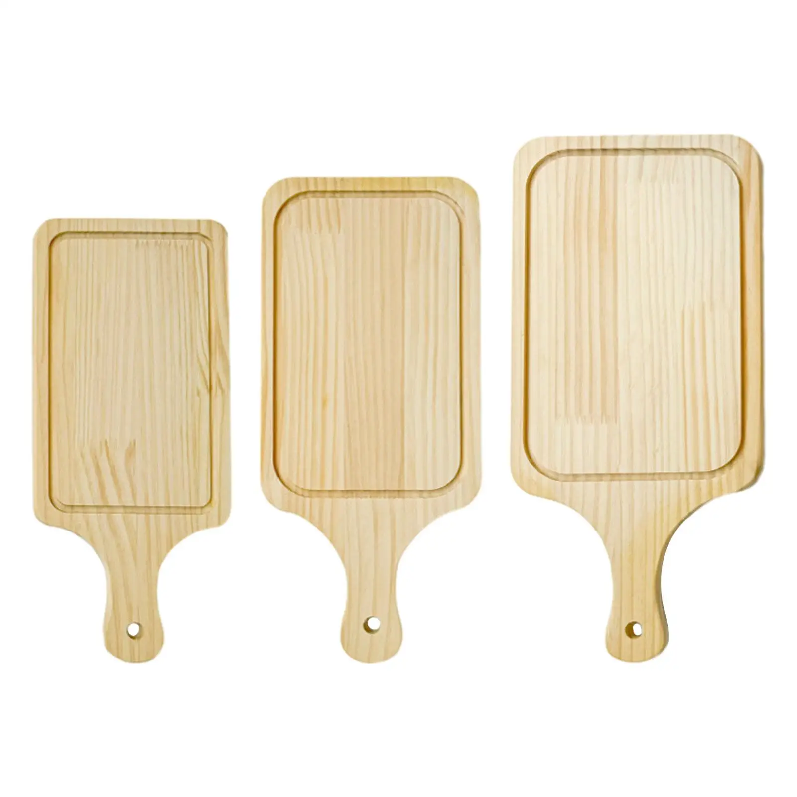 Wooden Cutting Board Serving Tray Portable Durable Useful Gadgets Meat Board