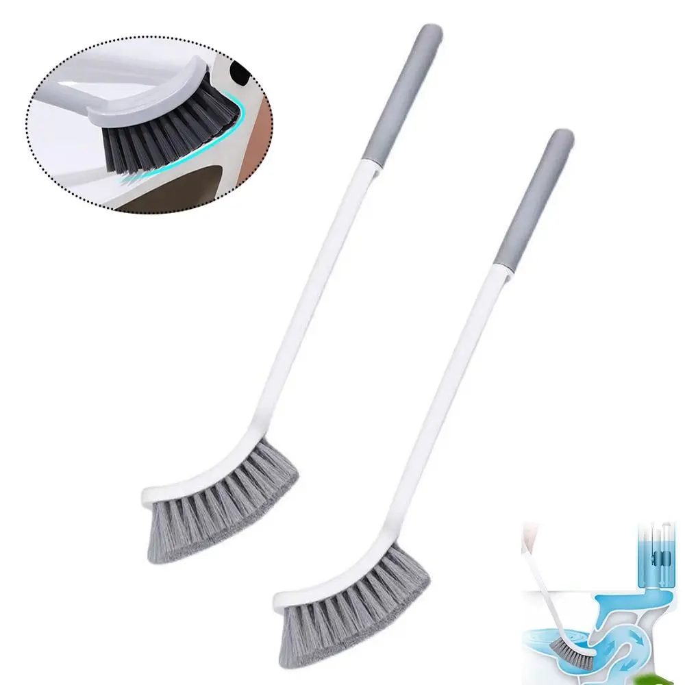 Soft Hair Long Handle Toilet Brush Wall Mounted Corner Gap Cleaning Brush No Dead Corners Bathroom Accessories