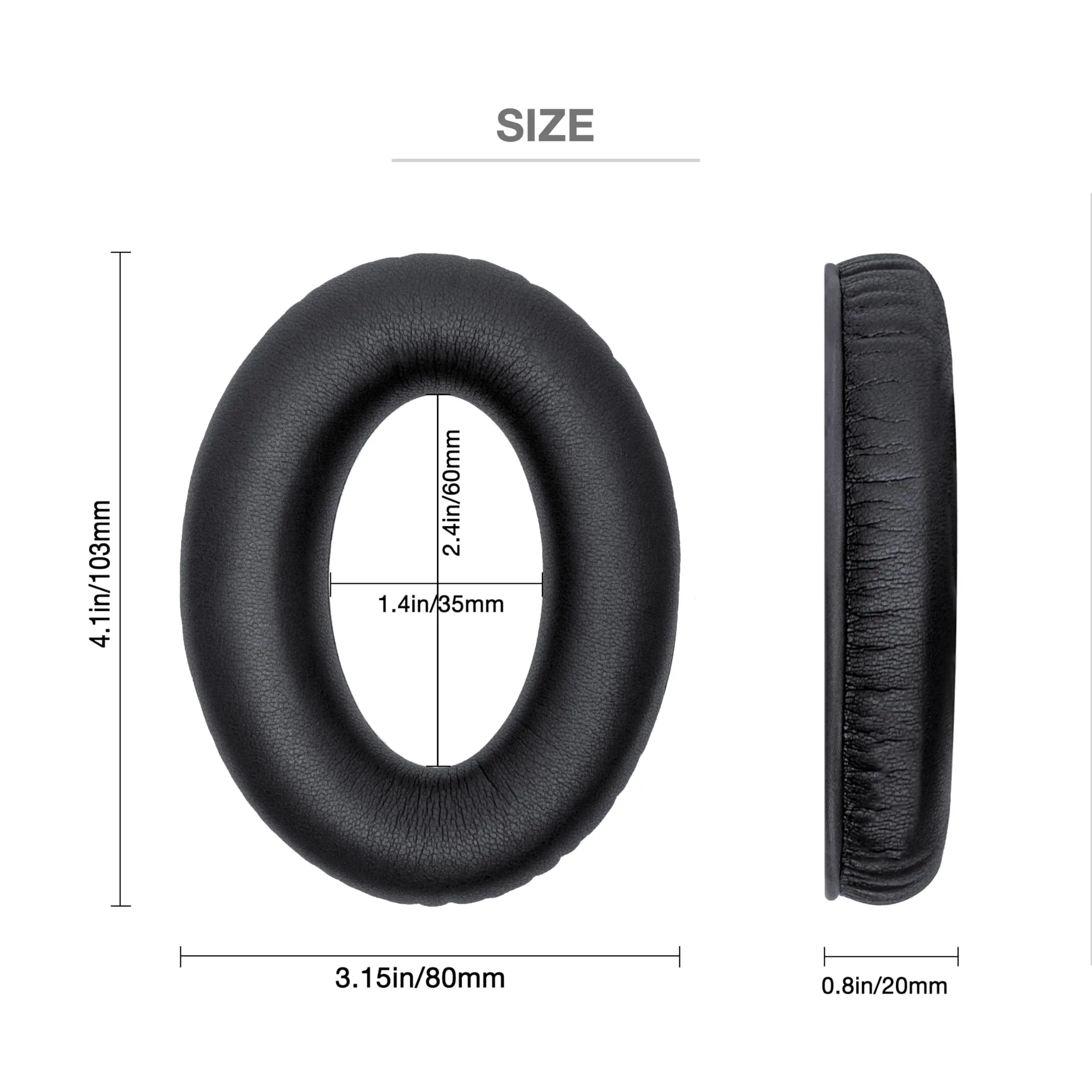A20 Replacement Ear Pads Cushion- Compatible with Bose A20