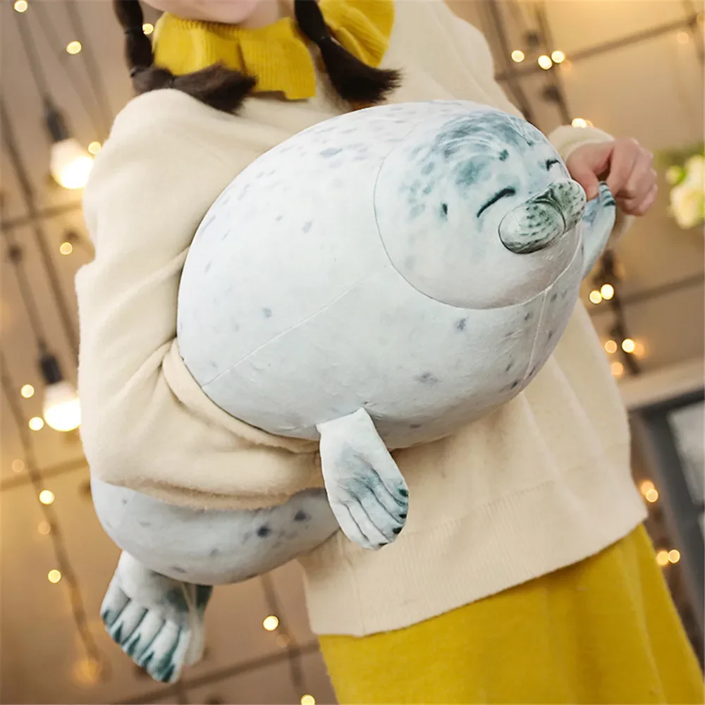 Kawaii Chubby Blob Seal Plush XL (50cm) - Limited Edition