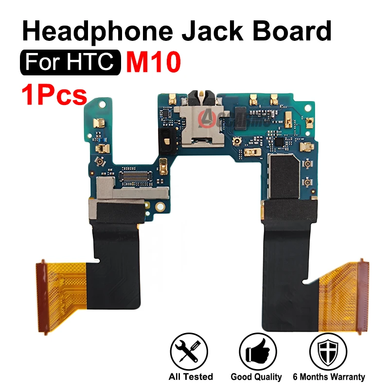 

Motherboard Flex Cable With Headset Headphone Jack Microphone Antenna Connector Flex Cable Repair Replacement Parts For HTC M10