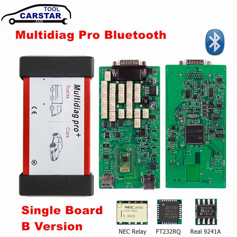

Высококачественный Сканер Multidiag Pro + VD150 с одной печатной платой TCS Pro V2021.11/2020,23 OBD2 диагностический инструмент
