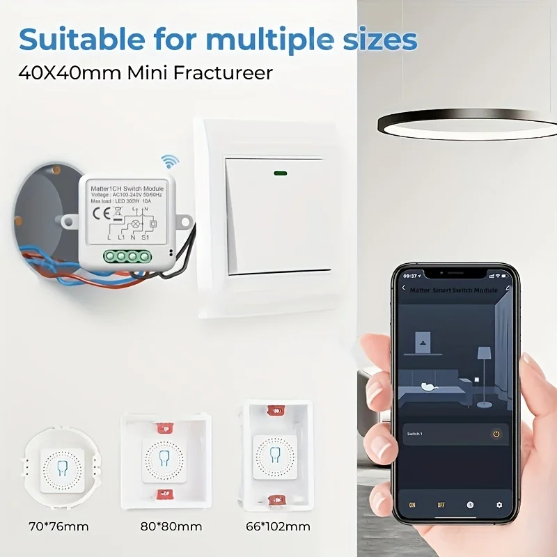 1/4 Gang Materie WiFi Smart Switch Modul Automatisierung relais Smart Breaker Sprach steuerung Apple Home Siri Alexa Google Smarttings