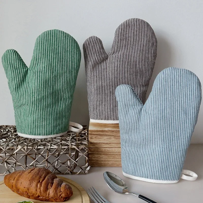 Japanese Heat-resistant Oven Gloves Household Nordic Kitchen Gloves Microwave Oven Glove Baking Oven Mitts