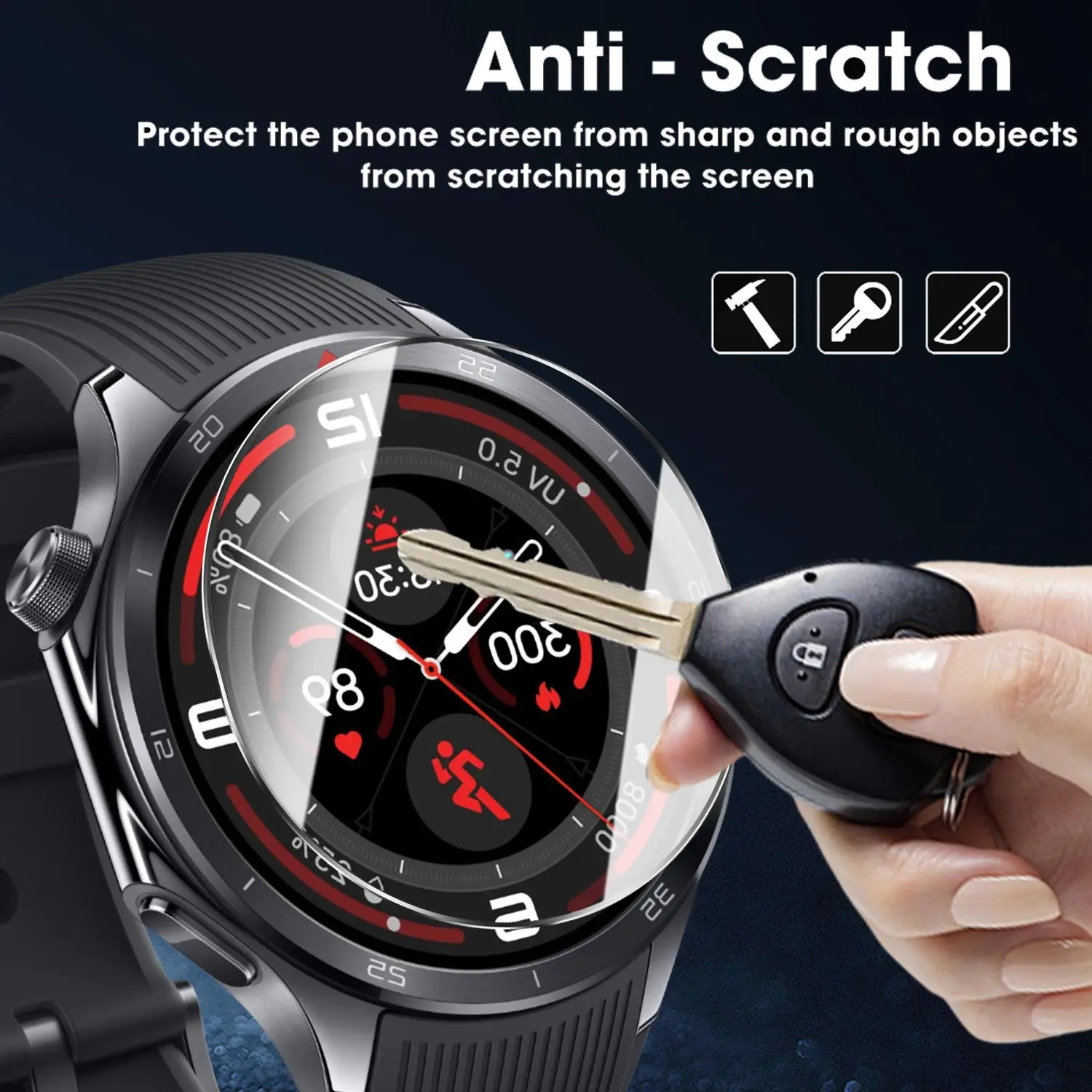 Premium Tempered Glass Screen Protectors - 9H Hardness, Explosion-Proof, Anti-Scratch Films