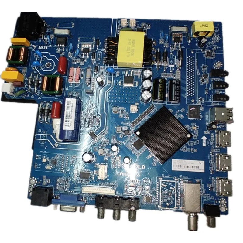 

Free shipping! CV6681-A55 Three in one TV mainboard WiFi network 1 ddr+8G emc 120v- 132v 540ma