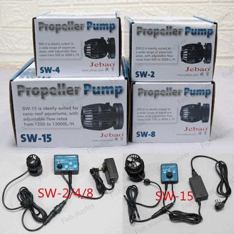 Jebao-sw2 sw4 sw8 sw15ワイヤレス波発生器,海水および水槽用の