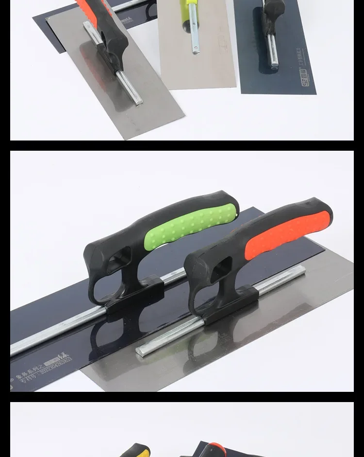 Extended spatula, putty, big white hand push trowel, diatom mud floor paint, light scraper paint scraper