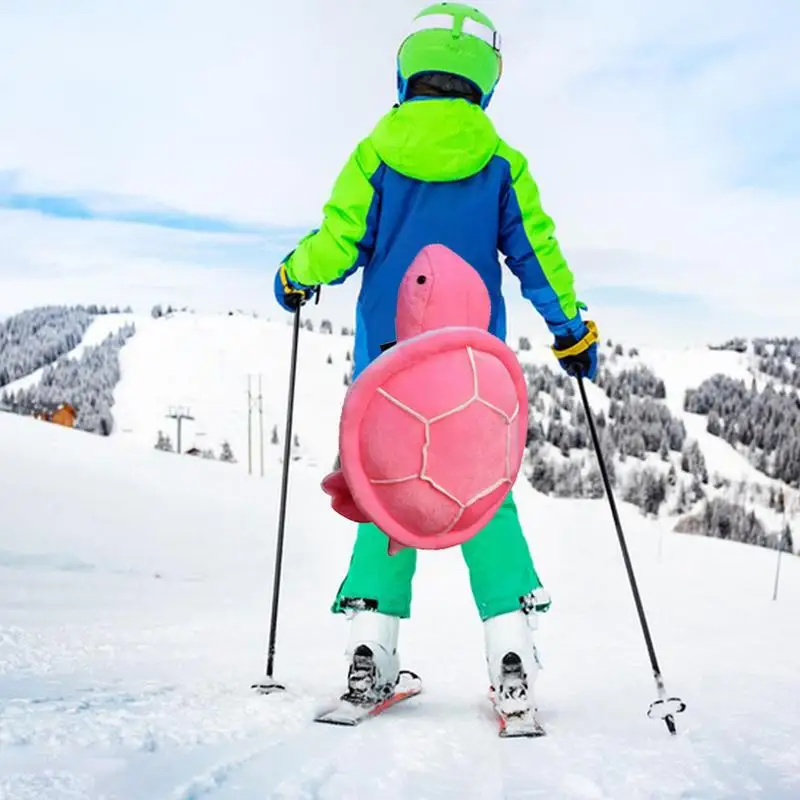 Snowboard Turtle Butt Pad Hip Butt Pad Cute Snowboard Knee Pads Soft Turtle Hip Protection Skiing Protector Pads Comfortable Ski