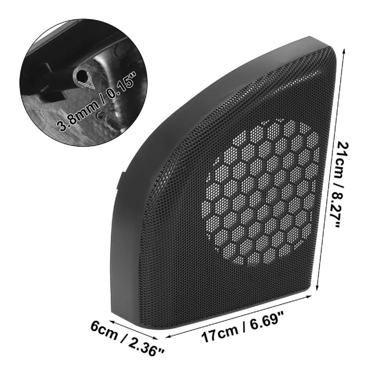 Car Side Hand Door Speaker Cover Trim door speaker covers For Mercedes-Benz W203 CLC Coupe 2Dr Horn Cover Trim Speaker Grille Pair