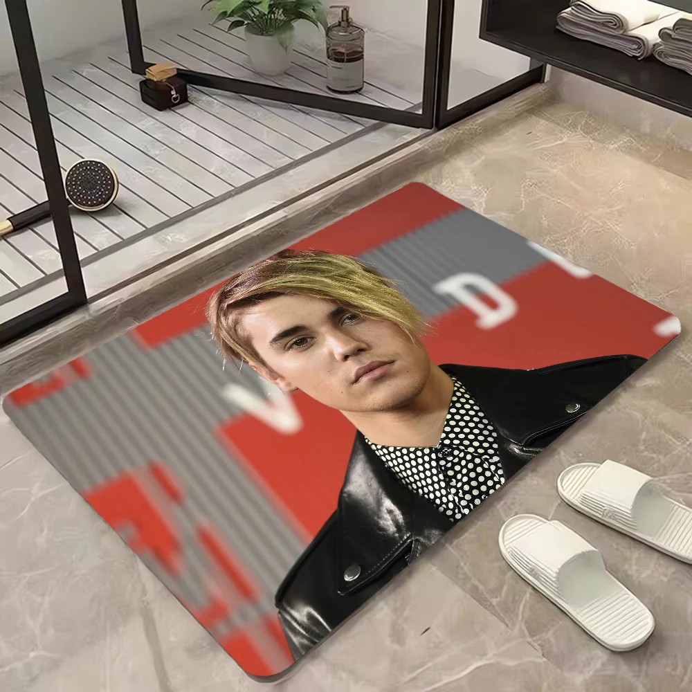 Outdoor Doormat Entrance to Home Decoration Accessories Justin Bieber Mat Out Door Carpet for Kitchen Bathroom Rug Bath Mats 3