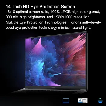 HONOR MagicBook X14 Pro 2024 Laptop Intel Core i5-13500H AMD Ryzen R5 16GB 512GB 1TB 14"Inch FHD Notebook Ultrabook Computer PC 2