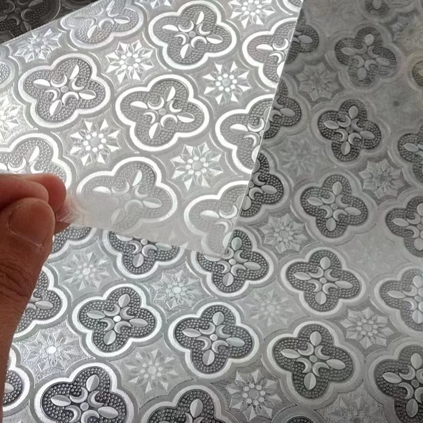 Chinese Retro Glass Sticker Translucent Opaque Window Anti-Leakage Anti-Peeping Frosted Film Window Grille Electrostatic Sticker