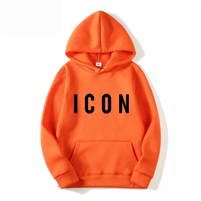 Letter Printing Hoodie Male Harajuku Fashion Hoody Loose Warmsweatshirt Autumn Fleece Casual Pullover Fashion Pullover Clothing 3