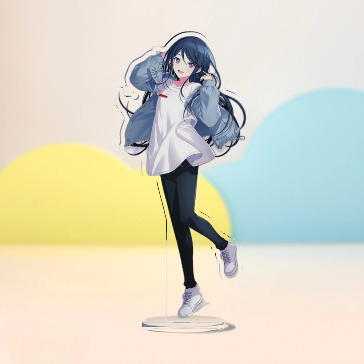 Project Sekai Colorful Stage Plate Desk Decor: Nightcord Collection Ornament Featuring Yoisaki Kanade & Asahina Mafuyu