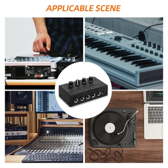 HA400 4-Channel Headphone Amp 6