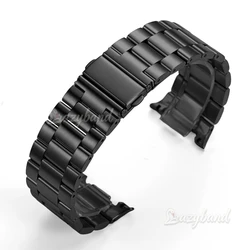 Sleek Stainless Steel Business Men's Bracelet Band - galaxy 8 classic (Black)