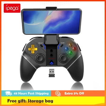 Ipega PG-9218 무선 게임 패드 블루투스 조이스틱, 닌텐도 스위치, 안드로이드, iOS, PC, PS3, 게임 컨트롤러, 스마트폰용, 2.4G
