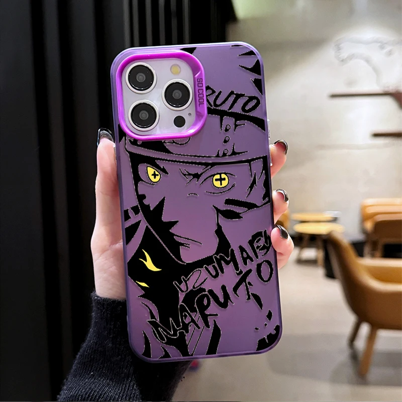 Naruto Sasuke Matte Hard Phone Case – Anime-Inspired Design
