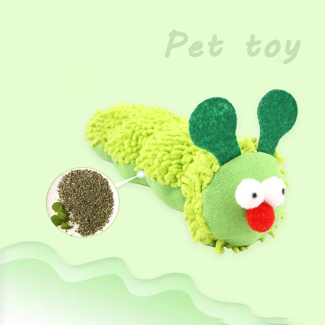 Catnip Caterpillar Chew Toy 3