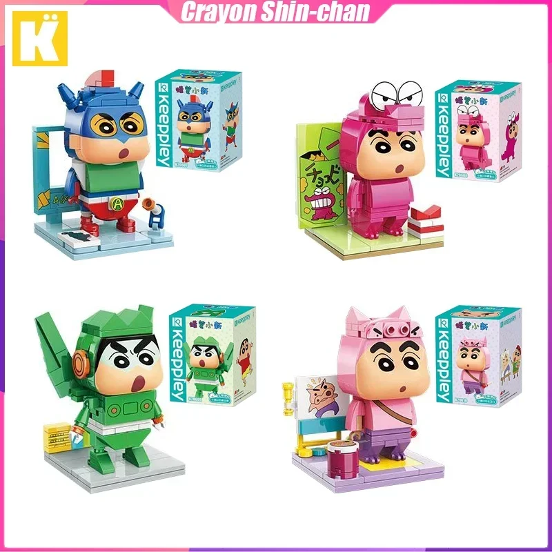 

Keeppley Crayon Shin-chan строительные блоки серии COS настольное украшение Сборная модель игрушки подарок на день рождения для детей