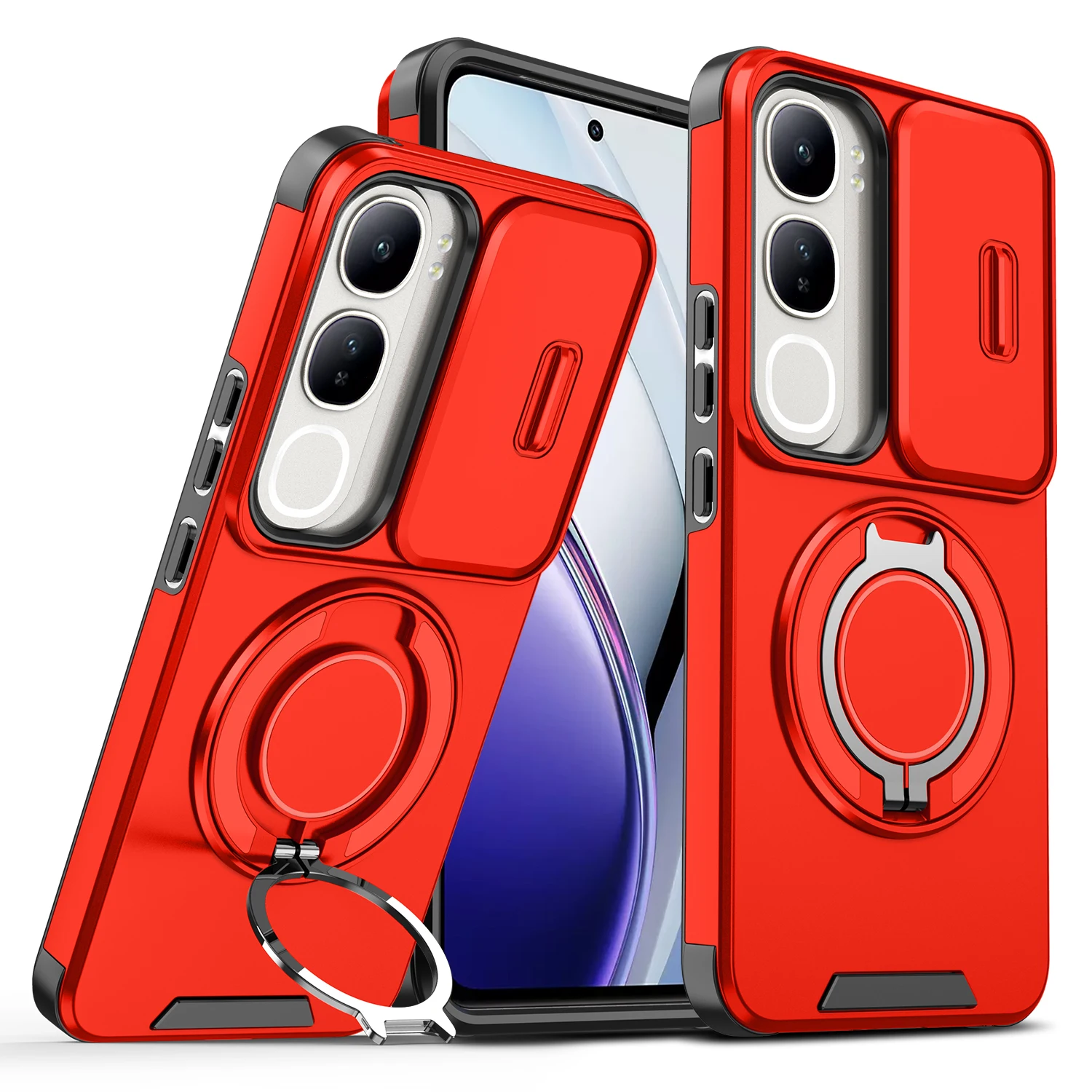 حافظة مدرعة لهاتف Vivo V40 Pro Lite 5G تتميز بحامل...