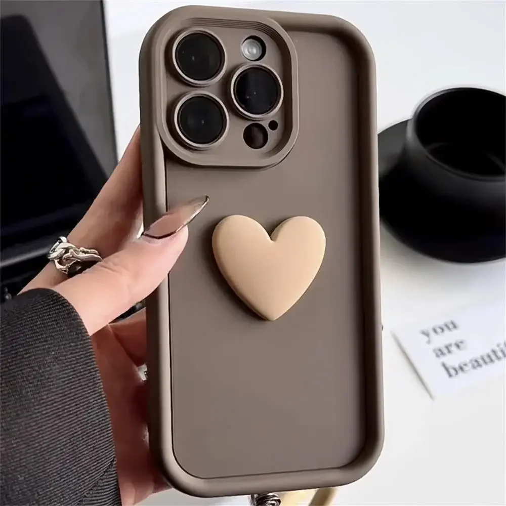 Luxury Cute 3D Love Heart Phone Case - Candy Design Cover