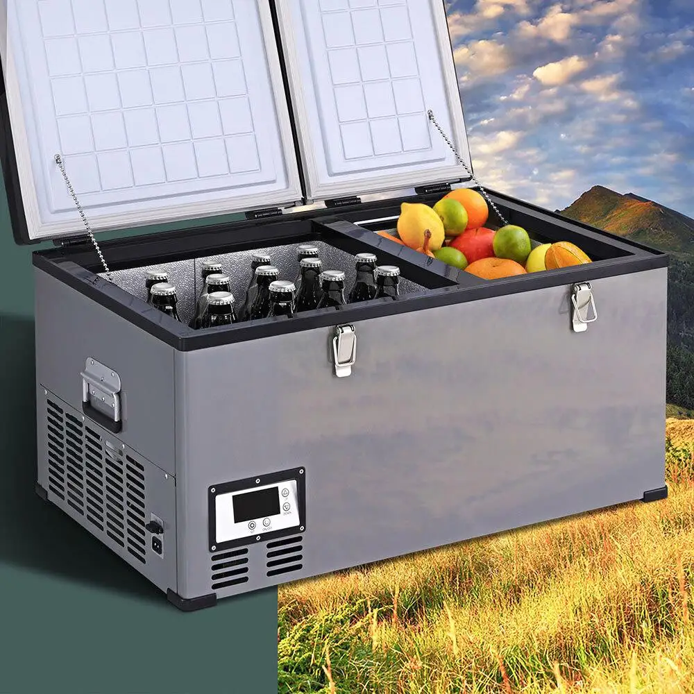 Camping Bar Fridge Freezer 80L Portable 12V 24V 240V