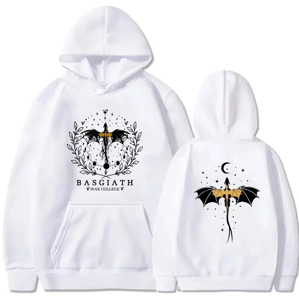 thumbnail image 1 of Basgiath War-Sudadera con capucha de algodón para hombre y mujer, ropa con estampado gráfico de cuarta ala, Tops de calle, primavera y otoño, 1 of 5