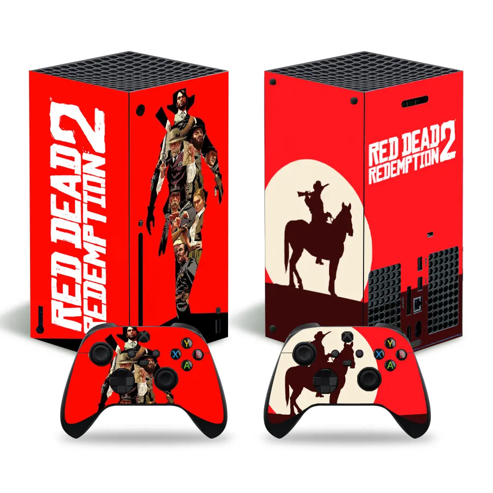 Red Dead Redemption 2 Skin Sticker Decalcomania Cover Per Xbox Series X Console E 2 Controller Xbox Series X Skin Sticker Vinyl