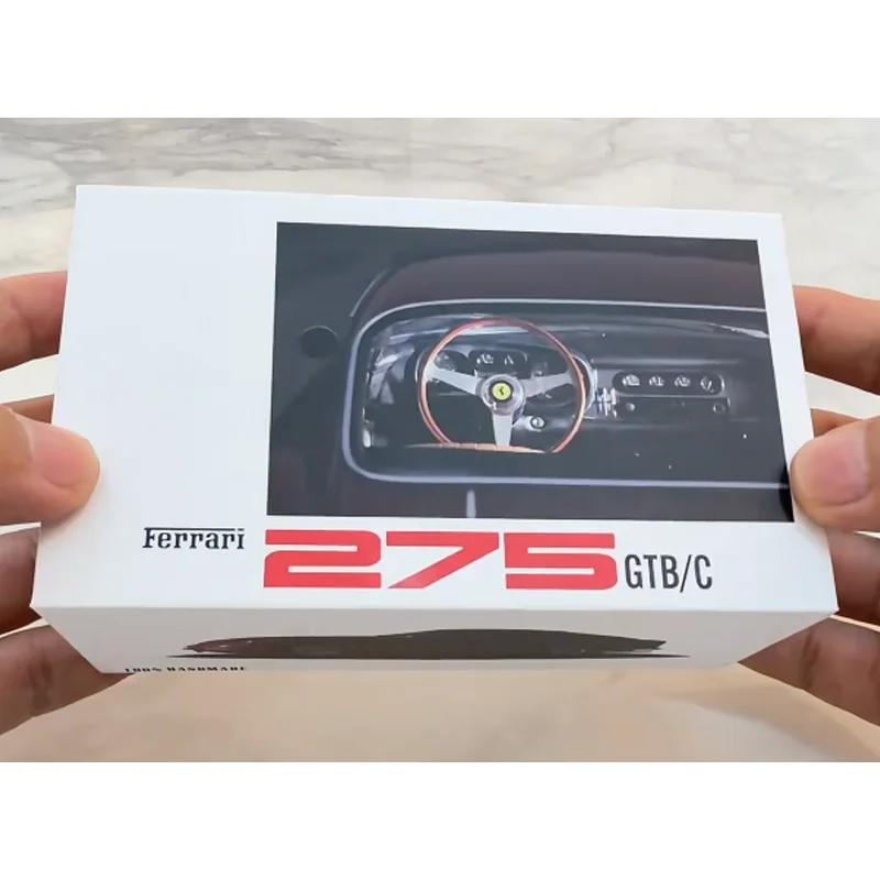 새로운 재고 있음 Gfcc 1:64 275 Gtb/C Gt 쇼 리미티션 시뮬레이션 합금 미니어처 다이캐스팅 자동차 모델 맞춤형 장난감 선물 컬렉션