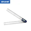 Shahe 200/300 mm Stainless Steel Digital Angle Ruler Electronic Goniometer Inclinometer Digital Angle Gauge 1