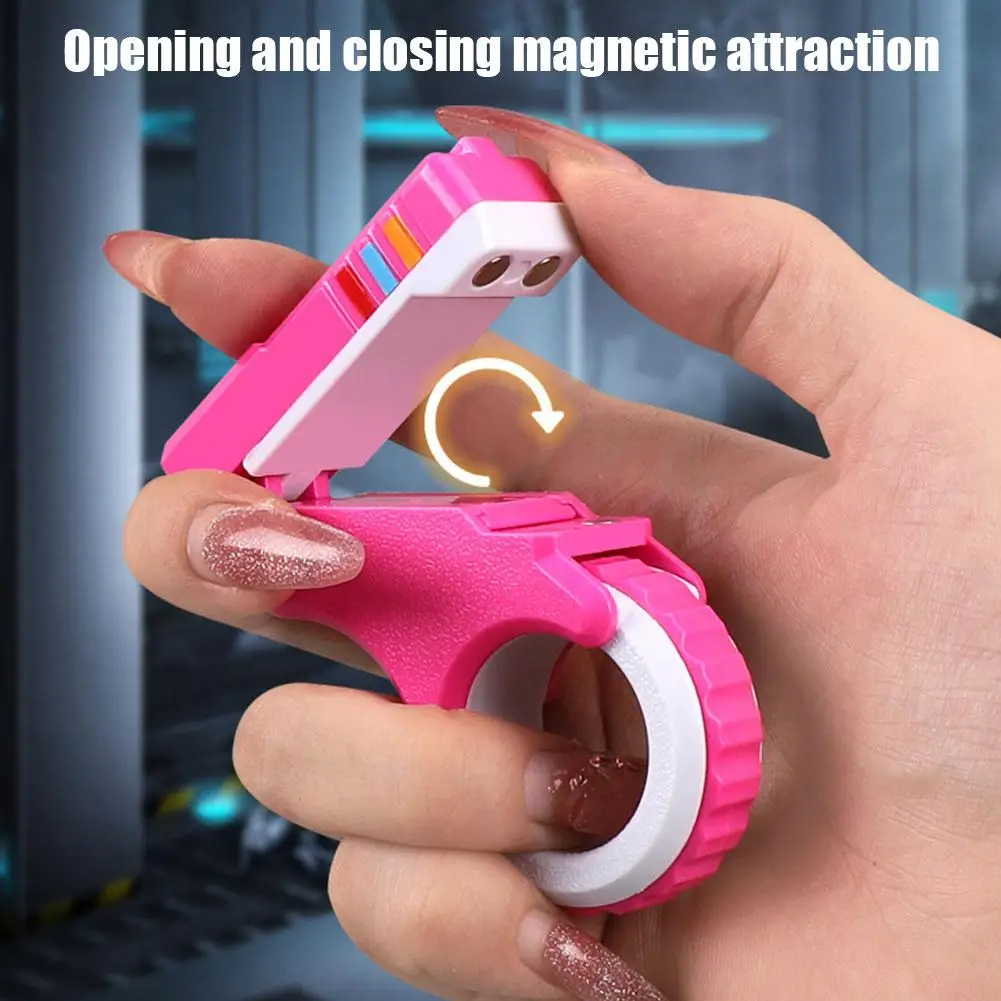 Rotary Finger Sliders Fidget Toy Office Pressure Relief Slider Ratchet 3D Printed Fidegt ToysFingertip Textured