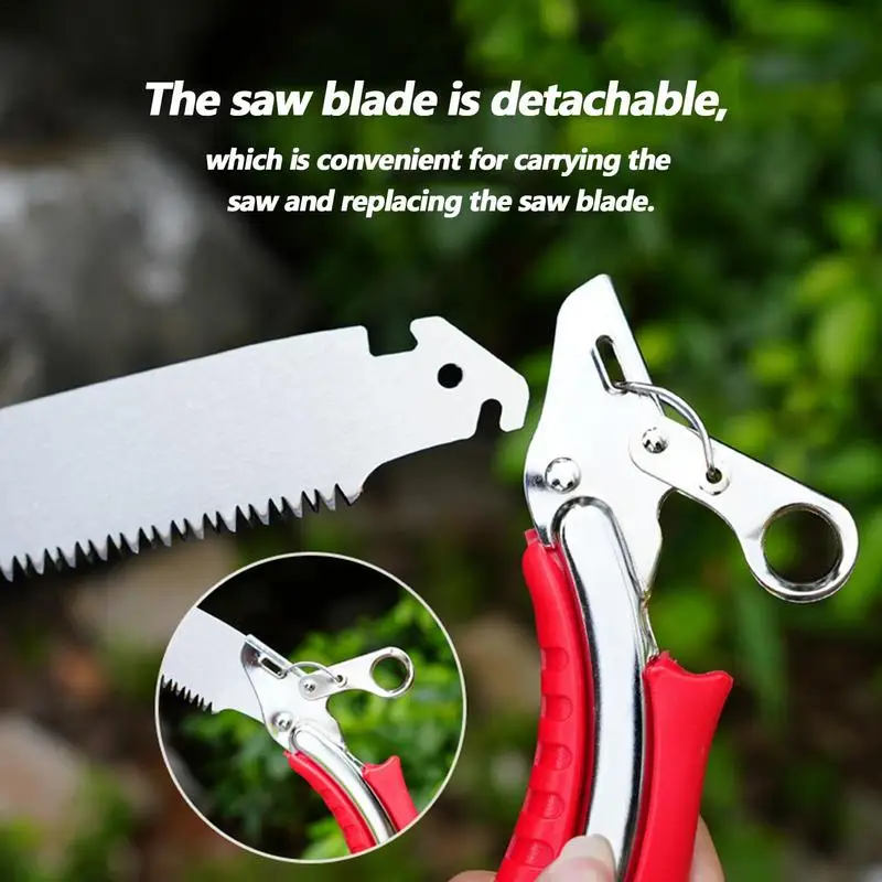 SK5 Steel Hand Saw With Sheath Carpenter Woodworking Saw Garden Tree Pruning Manual Landscaping Tools Tree Cutter hand saw