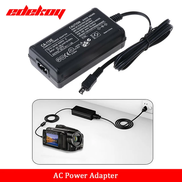 Accessories AC Power Adapter Charger Kit For Canon VIXIA HFG10