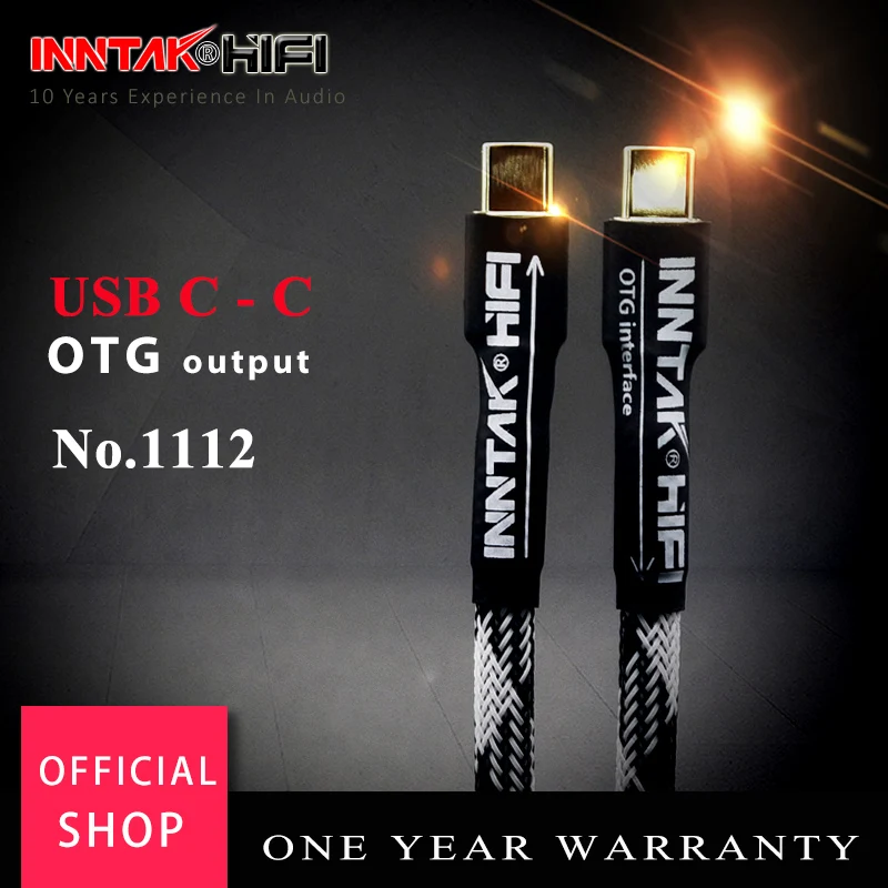 1PCS Hifi USB Type C To C OTG Audio Cable For Audio DAC Heaphone Amplifier CANARE TYPE NO1112