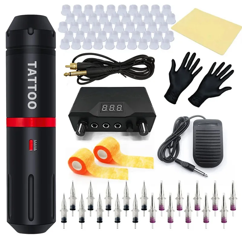 

Tattoo Pen Cartridge Tattoo Machine Kit Beginner Rotary Machine Type Machine Kit Complete Tattoo Kit Tattoo Supplies