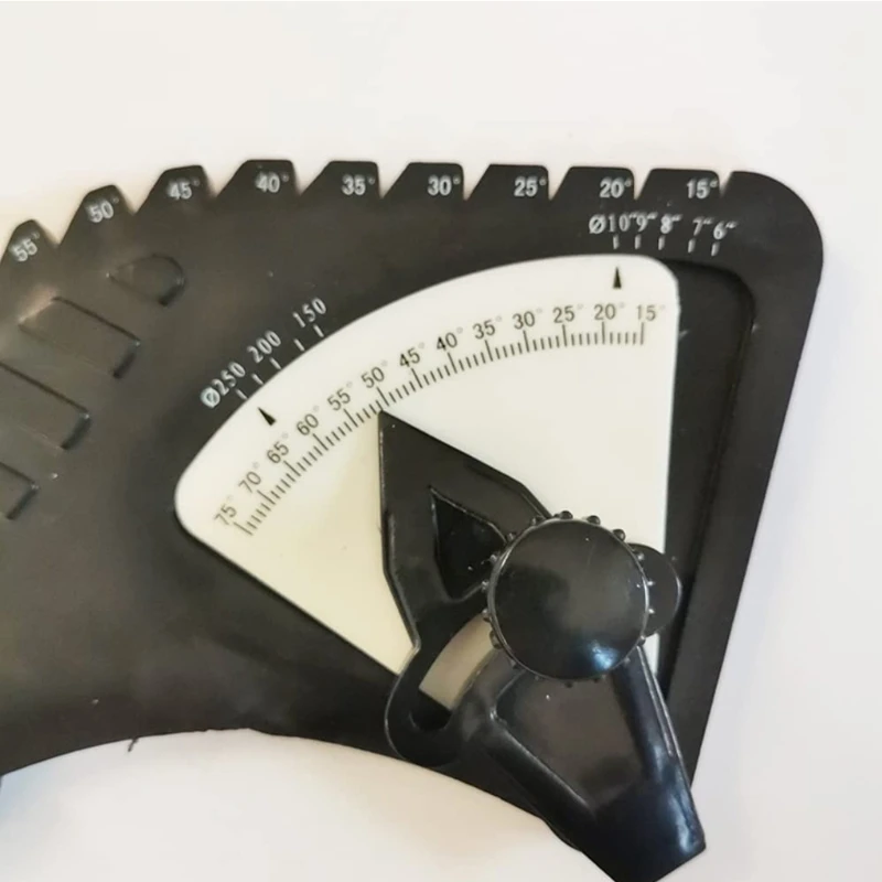 Water-Cooled Mill Accessories Plastic Easy Angle Gauge 15-75&deg; Sharpening Aid Sharpening Works on Systems